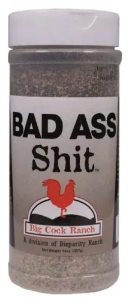 Bad Ass Shit seasoning jar