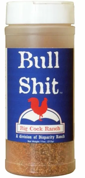Bull Shit seasoning jar
