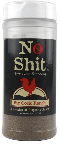 No Shit salt-free seasoning jar